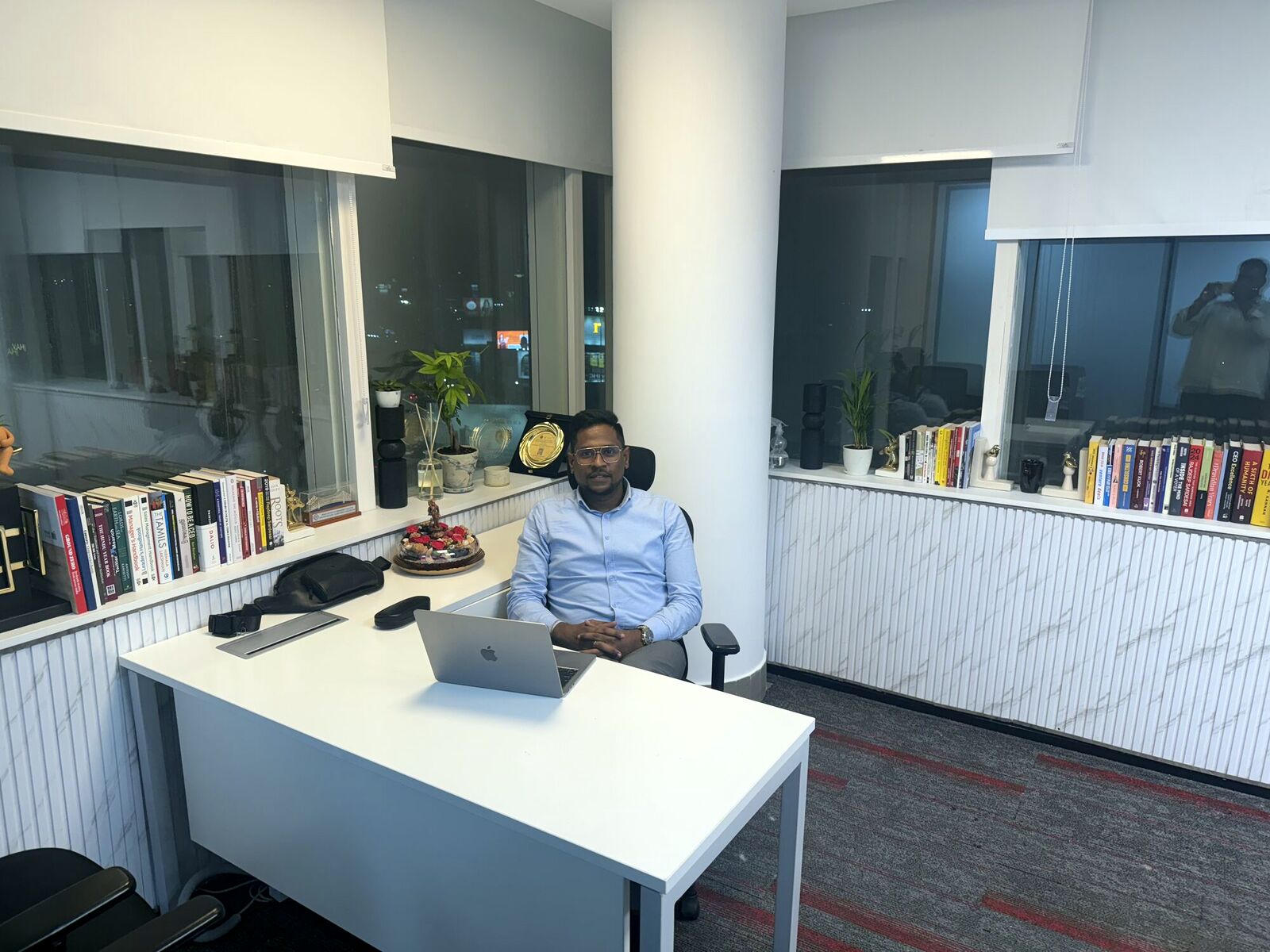 Ceo at his office 1
