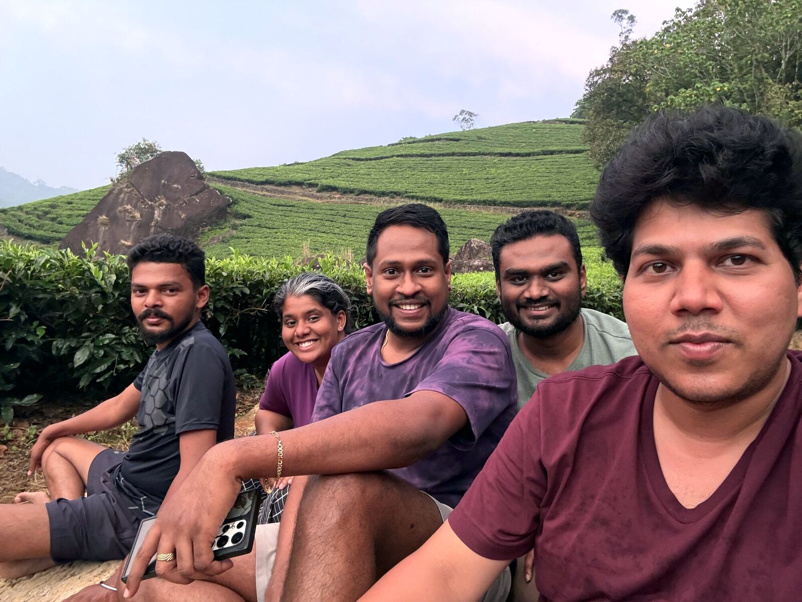 Tribe at vacation in the hill