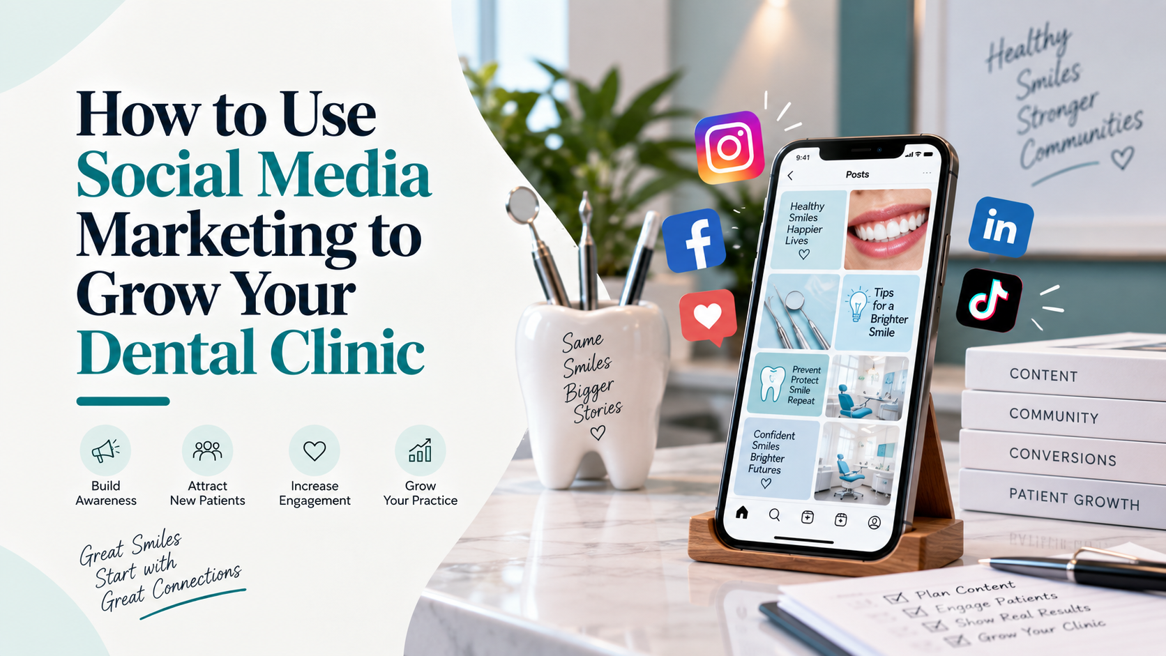 How to Use Social Media Marketing to Grow Your Dental Clinic
